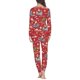 thumbnail image 4 of Conjunto de pijama de dos piezas para mujer, ropa de dormir cómoda e informal, jersey de manga larga con estampado a pedido, ideal para Navidad y otoño, 4 of 4