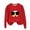 Red, variant on Sexlip Womens Long Sleeve Sweatshirt Cartoon Duck Print Design Cropped Hem Soft Fabric Comfortable Silhouette for Casual Wear Pink S