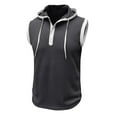 thumbnail image 4 of Afdoent Mens Tank Tops Male Gym Vest Training Sleeveless Vest Heavy Summer Sport Fitness Hooded Vest For Men Fashion, 4 of 7