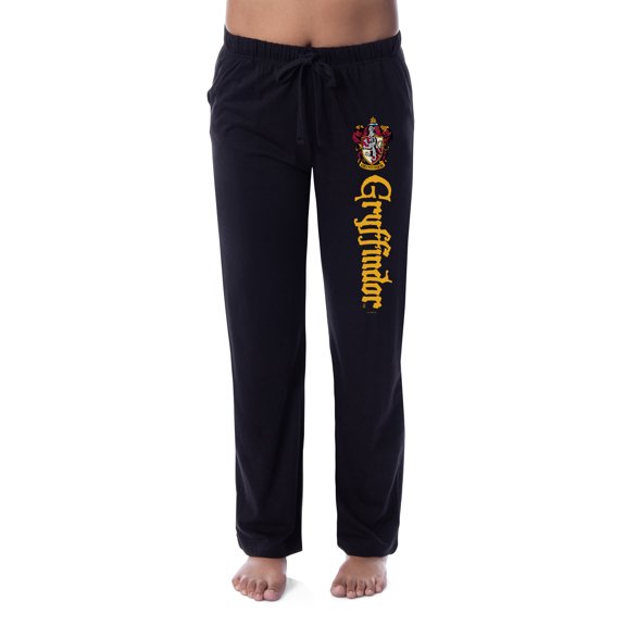 Harry Potter Men's Hogwarts Castle School House Crest Pajama Pants - 5 Styles