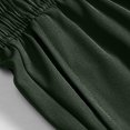 thumbnail image 6 of FRSASU Shorts for Men Casual Elastic Waist Beach Short Pants Stylish Casual Summer Sport Athletic Beach Shorts with Pockets Army Green, 6 of 9