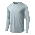 thumbnail image 3 of sageysalite Long Sleeve Athletic Shirts for Men Lightweight Crew Neck Pullover Sunscreen Workout Gym Running Sports Tops, 3 of 7