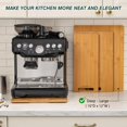 thumbnail image 4 of Appliance Slider ANBOXIT Bamboo para cafetera 16x30 cm, 4 of 6