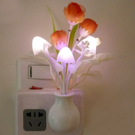 

Hi.FANCY Dream Wall Lamp Mushroom LED Night Light Inductive Plug in Electric Lamp