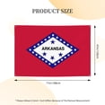 thumbnail image 5 of DouZhe America Usa Arkansas State Flag Sign Banner, Blue Stars Hanging Banners Backdrop Festive Party Decor for Indoor Outdoor, 47 x 71 Inches, 5 of 7