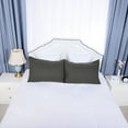 thumbnail image 6 of PiccoCasa 2 Pack Soft Microfiber Pillow Case, 14" x 20", Grey Envelope Closure, 6 of 6