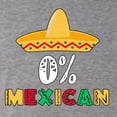 thumbnail image 6 of Wild Bobby 0% Mexican Sombrero Cinco De Mayo Women Tri-Blend Racerback Tank Top, 6 of 6