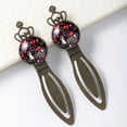 thumbnail image 3 of Valentine's Day Love Vintage Copper Crown-Shaped Bookmarks - Set of 2 Stainless Steel Book Marks for Reading and Book Lovers, 3 of 5