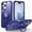 Klein Blue, variant on Dteck for iPhone 16 Pro Case with Invisible Magnetic 360° Rotating Stand,Compatible with MagSafe,Military-Grade Drop Protection Shockproof Bumper Translucent Case for iPhone 16 Pro,Purple