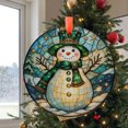 thumbnail image 2 of Snowman Ornament, Winter Holiday Decor, Festive Tree Decoration, Unique Gift Idea, Seasonal Charm, Cute Snowman Art, Holiday Keepsake, Xmas Tree Hanging Decoration, Seasonal Gift I, 2 of 5