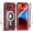 Red, variant on for iPhone 14 Waterproof Case/iPhone 13 Waterproof Case, Compatible with MagSafe, Metal Heavy Duty Full Body IP68 Underwater Case Built-in Screen Protector Shockproof Military Grade Protection
