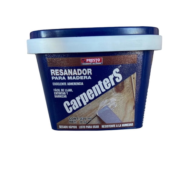 Resanador P/madera (cedro) Presto Carpenters - Tarro 236 Ml PRESTO RESANADOR