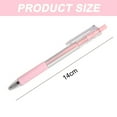 thumbnail image 2 of 5pcs Pressing Pens Black Ink 0.5 mm Fine Needle Point Retractable Cute for College Students Office(Morandi Colors), 2 of 8