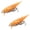 As shown in the figure, variant on Youthyao 2Pack Double Winged Fishing Baits With Curved Hook Diving Lures For Freshwater Saltwater Game Fish