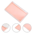 thumbnail image 3 of Unique Bargains 1 Pc Single Layer Rectangular Nail Storage Box Orange Pink Plastic, 3 of 5
