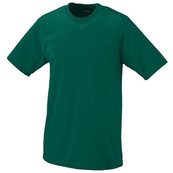 790A Adult Wicking T-Shirt, Dark Green, 2X