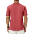 thumbnail image 6 of Men's Shirts Short Sleeve T-Shirt Casual Crew Neck Plain Tee Soft Moisture Wicking Basic Solid Color Summer Beach Tee Shirts, M, 6 of 6