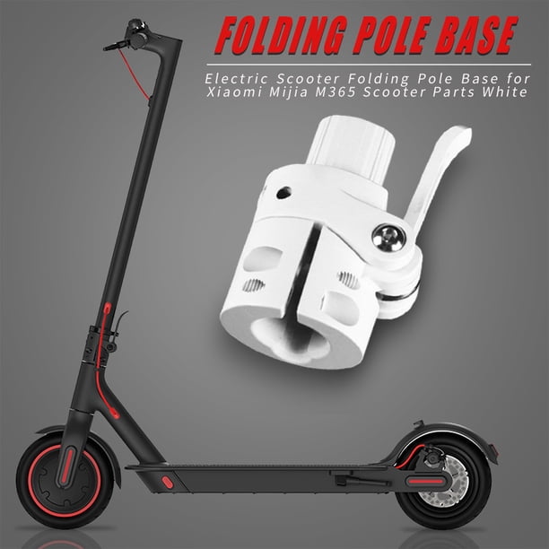 Bicicleta Patineta Piezas de scooter de Ndcxsfigh base de poste plegable de scooter eléctrico para Xiaomi Mijia M365 Pro