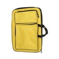 thumbnail image 3 of Uxcell 14.2" x 19.3" Art Portfolio Bag Backpack, Drawing Organizer, Yellow, 3 of 5