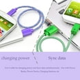 thumbnail image 4 of HEVIRGO OLAF Universal 1M Nylon Woven Wire Micro USB Phone Charger Sync Data Cable Cord, 4 of 10