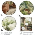 thumbnail image 3 of Designart "Garden-Filled Balcony of a Cottage I" Cottage Landscape Metal Wall Decor, 3 of 5