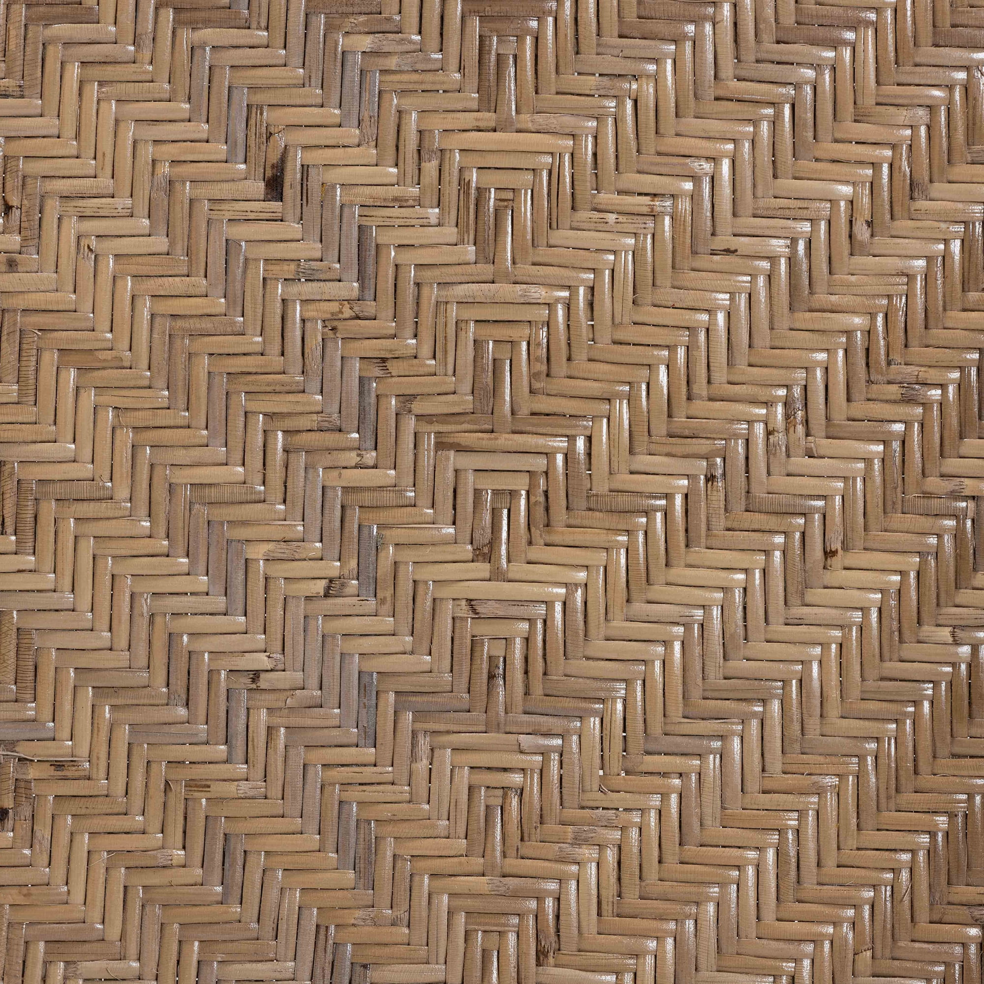 bali & pari Kyoto Modern Bohemian Natural Brown Rattan Dining Chair