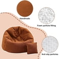 thumbnail image 4 of Doll Car Seat, Handmade Bean Bag Chair for 15-17cm Doll, Anti-Slip Bottom, Cute Doll Accessories for Display, Fans&Collectors Gifts, Durable Corduroy Fabric, 4 of 7