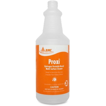 - RMC, RCM35619873, Proxi Cleaner Dispenser Bottle, 1 / Each, Frosted Clear