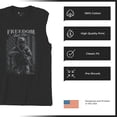 thumbnail image 6 of Freedom Isn't Free Muscle Shirt American Hero Patriotic Soldier DD 214 POW MIA Military Warrior Veterans Day Men's, 6 of 7