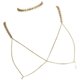 thumbnail image 5 of Cadena de pecho Hugo Punk Brillante Cuerpo Arnés Collar, 5 of 7