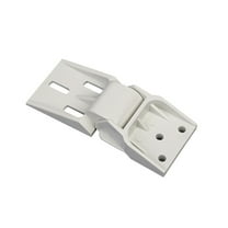 TOPRenddon Universal Chest Freezer Hinge - 5" Heavy Duty Replacement Hinge for Small Freezers, 110° Counterbalance Door Hinge (White ABS Plastic)