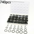 thumbnail image 4 of 740Pcs/Set Tuyau de Plomberie Nitrile Joint en Caoutchouc Bague Rondelle Assortiment Kit, 4 of 5