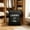 Black, variant on Waterproof Wet & Dry Laundry Storage Bag with Zipper, Large Capacity Oxford Fabric Hanging Storage Pouches, Portable for Home & Travel (Gray, 19"x15")