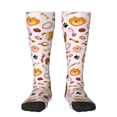 thumbnail image 1 of Fotbe Cute Dog Calcetas Divertidas Estampadas para Hombre y Mujer, Calcetas de Algodón hasta la Rodilla para Caminar, Correr, Enfermería y Embarazo, 1 of 6
