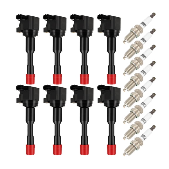 8x Ignition Coil  Spark Plug UF374 for Honda Civic Hybrid L4 2006-2010