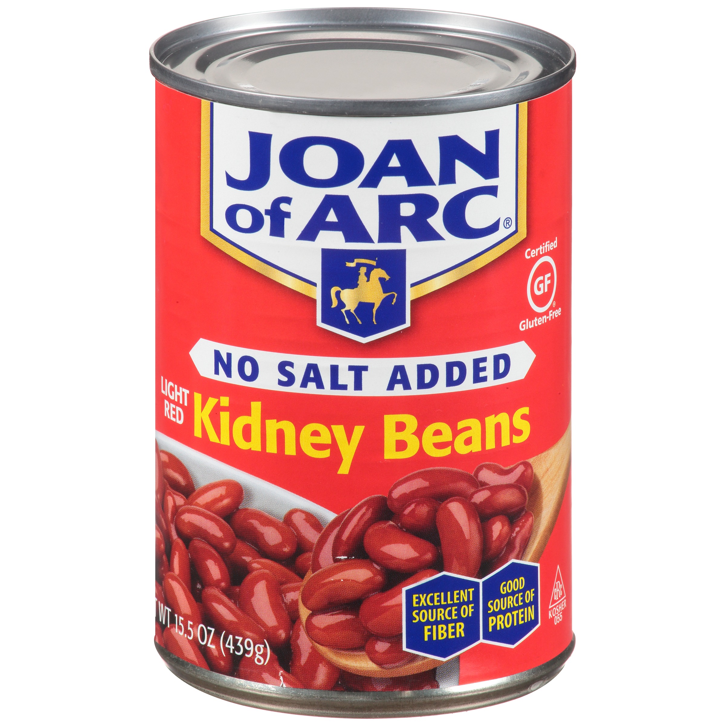 Joan of Arc® No Salt Added Light Red Kidney Beans 15.5 oz. Can