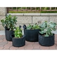 thumbnail image 5 of Garden Plant Bags / 5-Packs 5 Gallon Grow Bags/Aeration Fabric Pots/Handles (Black), 5 of 9