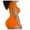 ☪184-Orange, variant on Women's High Waist Stretch Tight Butt Lifting Sport Fitness Yoga Pants Set Two-Piece - Coordinated Active Ensemble with Sculpting Bottoms for Training