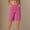 Hot Pink, variant on OGLCCG Women's Bermuda Long Shorts with Pockets High Waisted Stretch Knee Length Shorts for Women Summer Walking Beach Shorts