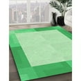 thumbnail image 3 of Ahgly Company Machine Washable Indoor Rectangle Transitional Green Area Rugs, 5' x 7', 3 of 7