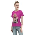 thumbnail image 4 of T-Shirt Basique à Manches Courtes pour Femmes Demon Slayer Blade Temple Ganlu Mili, 4 of 6