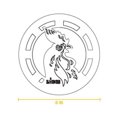 thumbnail image 3 of Dessous de plat Lodge 8 po. Rouge, 3 of 3