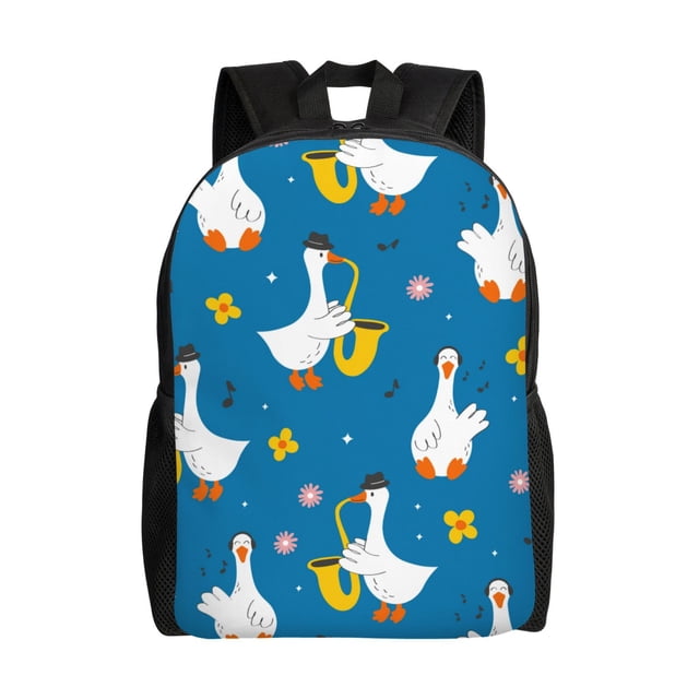 Fotbe Cartoon Goose Mochila de Viaje para Laptop, Mochila Ejecutiva Delgada y Resistente 15.6"