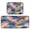 Colorful Splashes and Brushstrokes, variant on 2-Piece Kitchen Rugs Set Non-Slip Mats Carpet Floor for Kitchen, Bathroom (19.7"x27.6" & 19.7"x47.2") Colorful Splashes and Brushstrokes