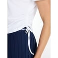 thumbnail image 5 of Avia Women's Cinched Side Pique Polo Shirt, Sizes XS-XXXL, 5 of 6