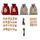 thumbnail image 1 of Bolsas de calendario de Navidad DIY Candy Bocadillos de regalo Almacenamiento de regalo Decoración de la casa con pegatinas Clips para adultos B 24 Piezas Inevent HA010040-02B, 1 of 6