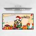 thumbnail image 4 of Merry Christmas Santa Corgi Scarf Twinkling Lights Xmas Holiday Desk Mat Full Keyboard Mouse Pad Welsh Corgi Dog Lover Gifts Idea Large Mousepad - 00022, 4 of 5