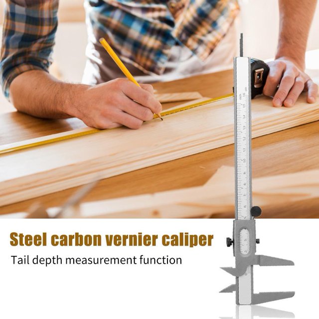 Calibrador digital de acero al carbono A15C11 Micrómetro Medición de profundidad Calibrador a vernier