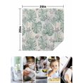 thumbnail image 5 of nqOlkjepod Green Palm Leaves Cloth Napkins Set of 4 Reusable Dinner Napkins, Summer Starfish Tropical Plants Cocktail Napkin Washable Table Napkins for Wedding/Holiday Party/Baby Shower 20"x20", 5 of 8