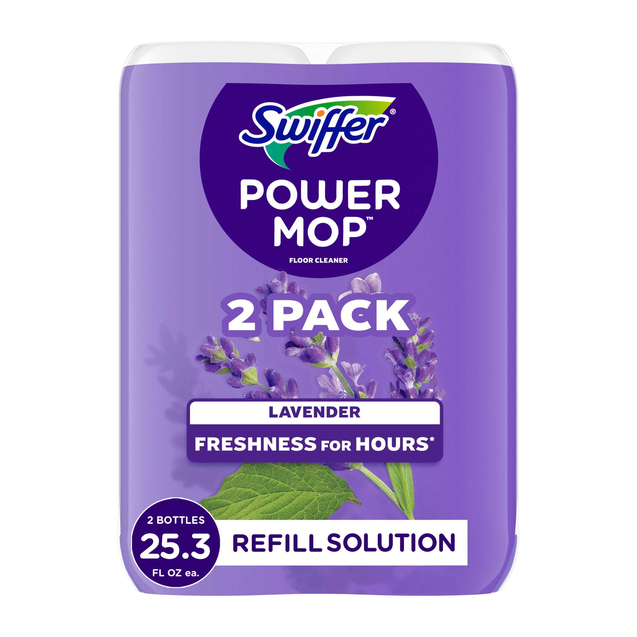 PowerMop Pad 5ct and Lavender 2pk Solution